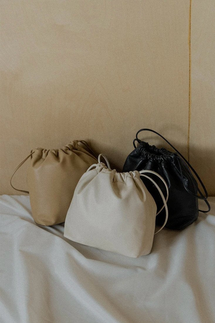 Classic Leather Bucket Bag