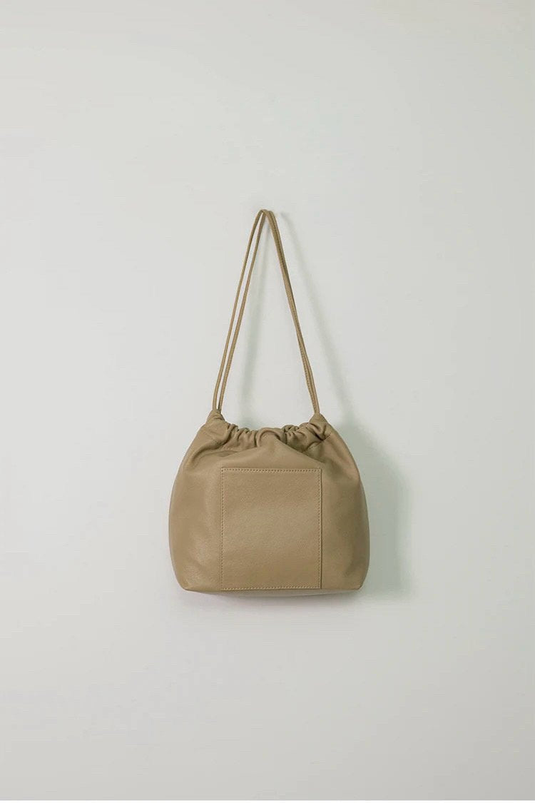 Classic Leather Bucket Bag