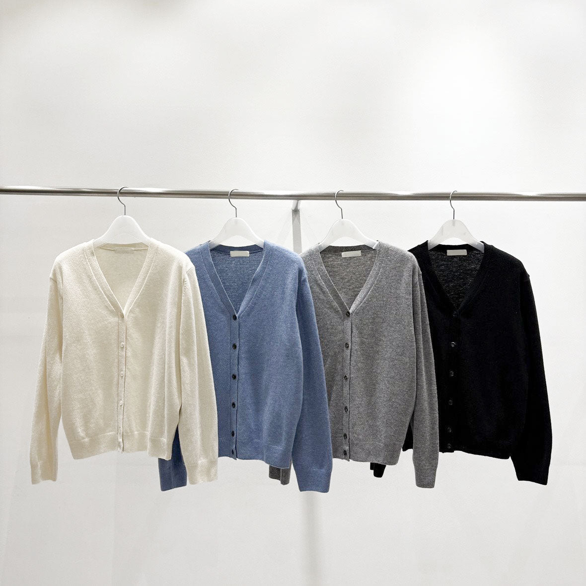 Cashmere-Wool Blend Premium Cardigan