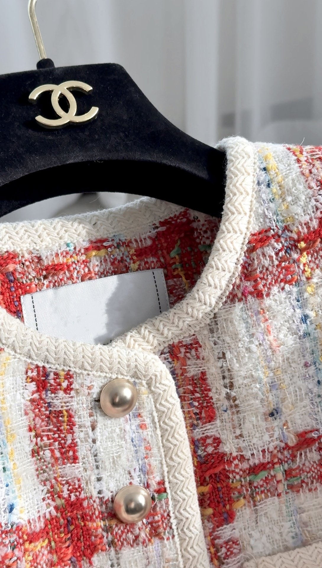 Pearl Button Tweed Jacket