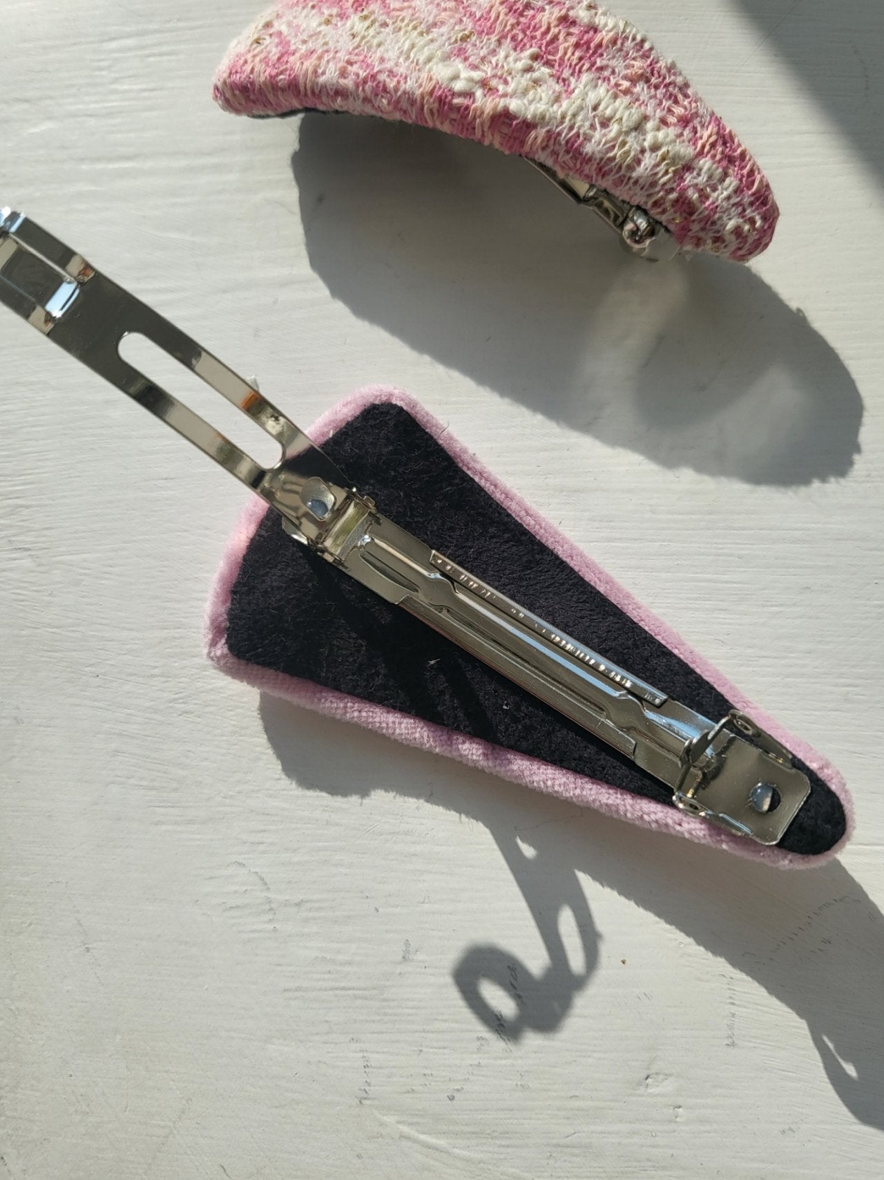 Handmade Tweed Hair Clip