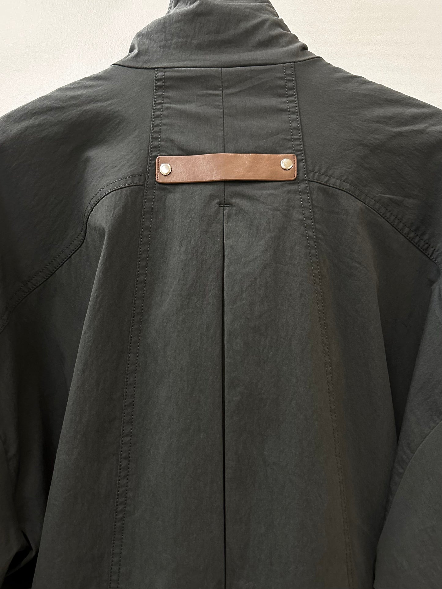 Structured Stand Collar Coat