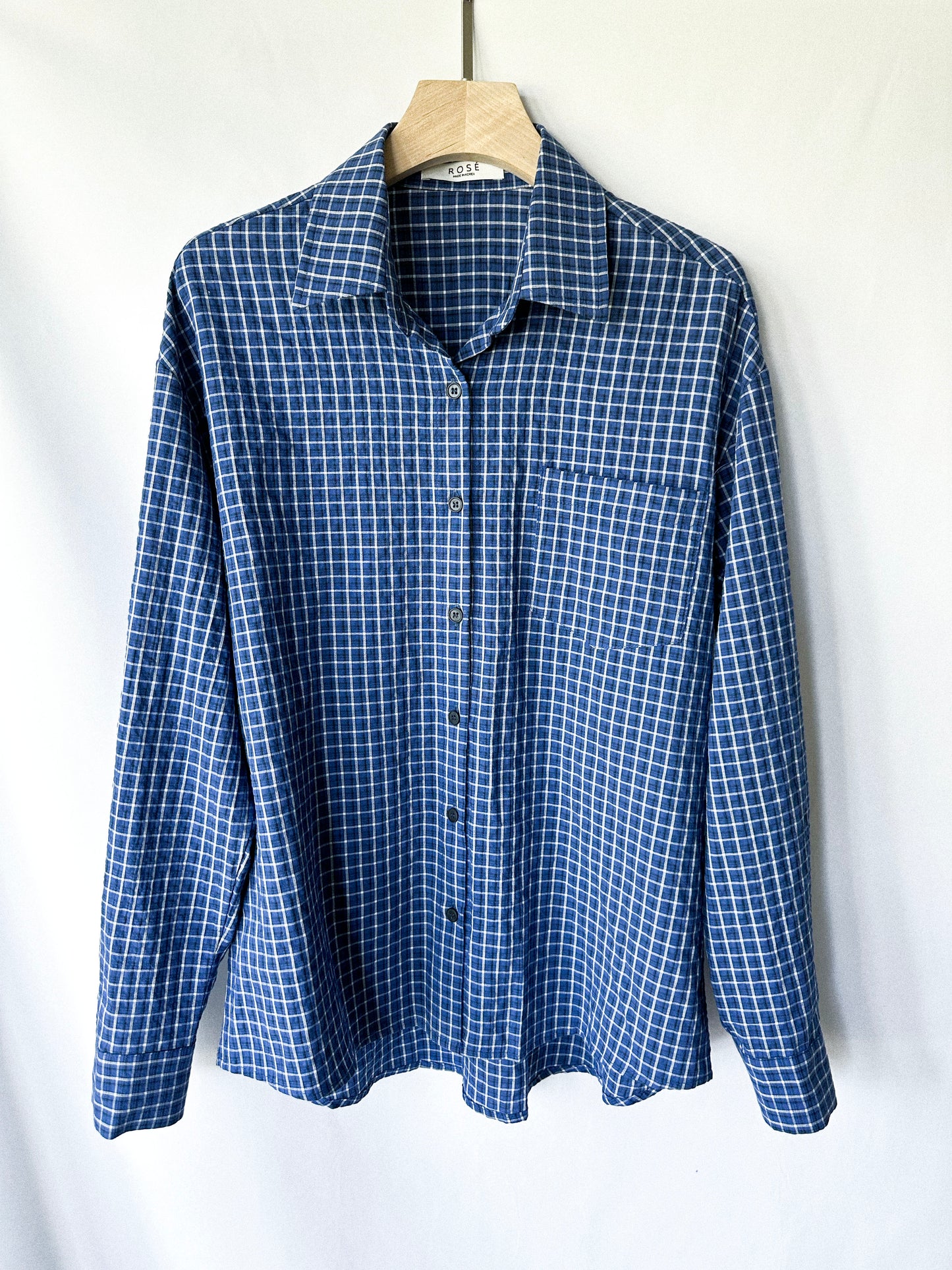 2-Way Twist Check Shirt