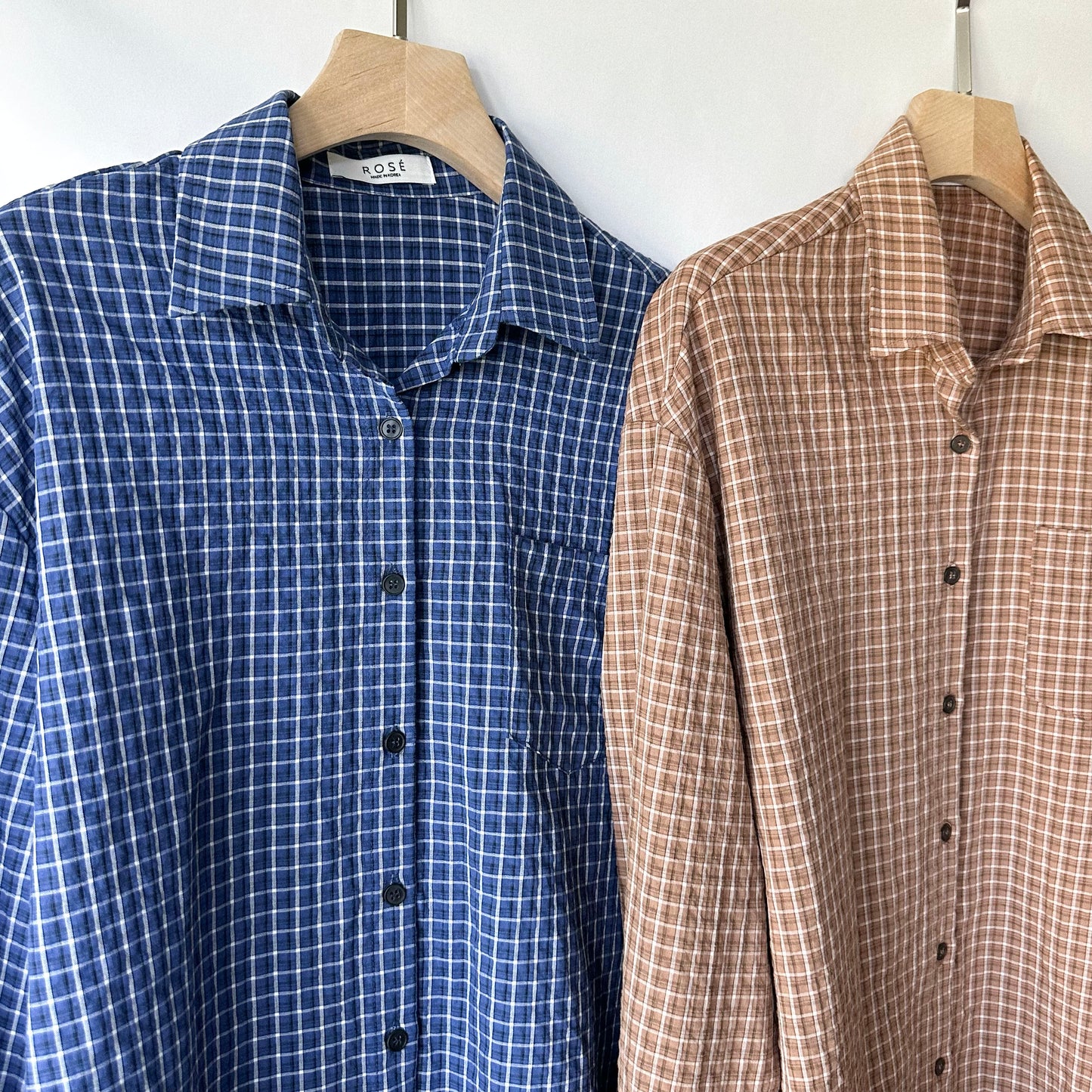 2-Way Twist Check Shirt
