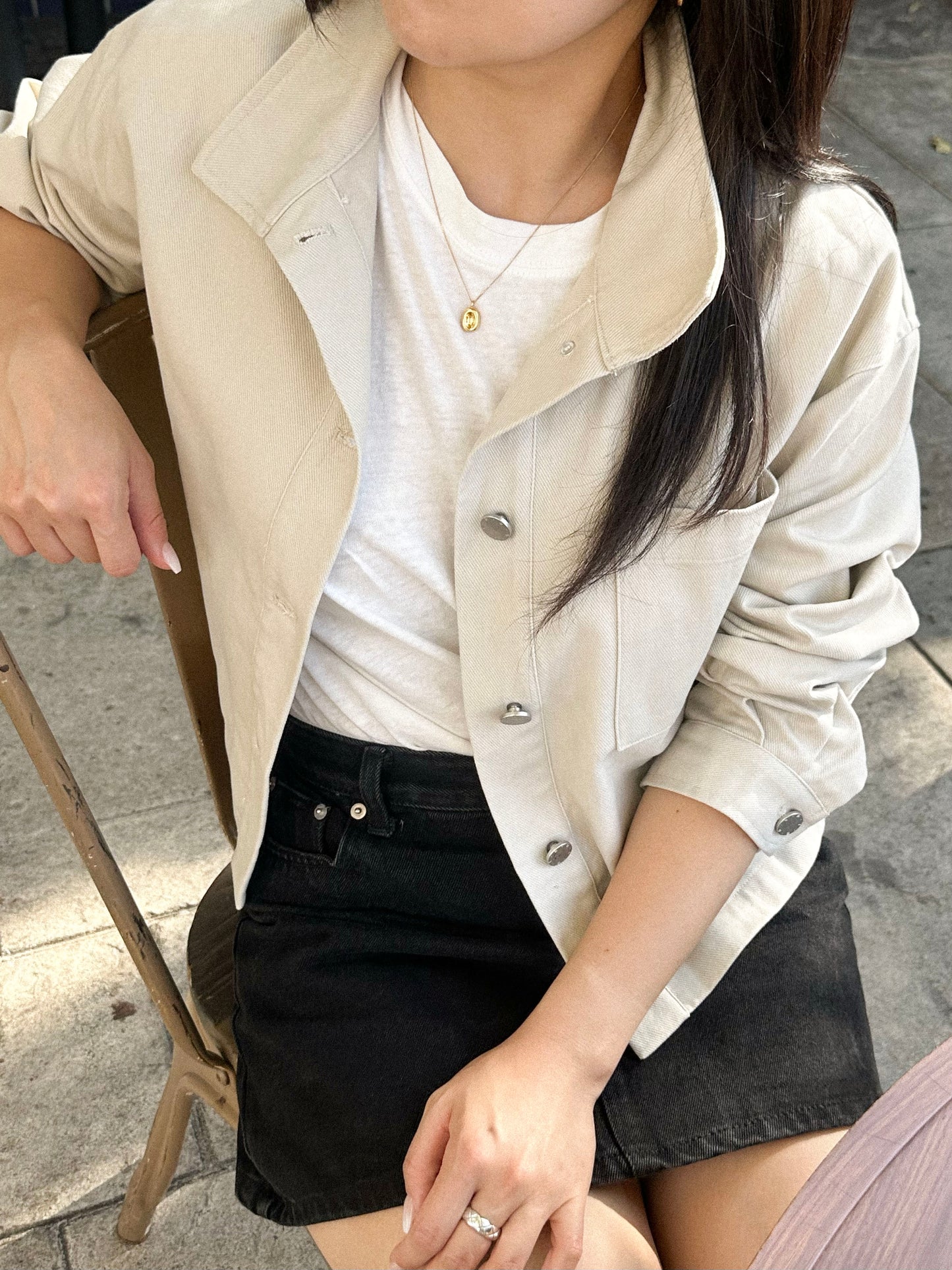 Premium Cropped Denim Jacket