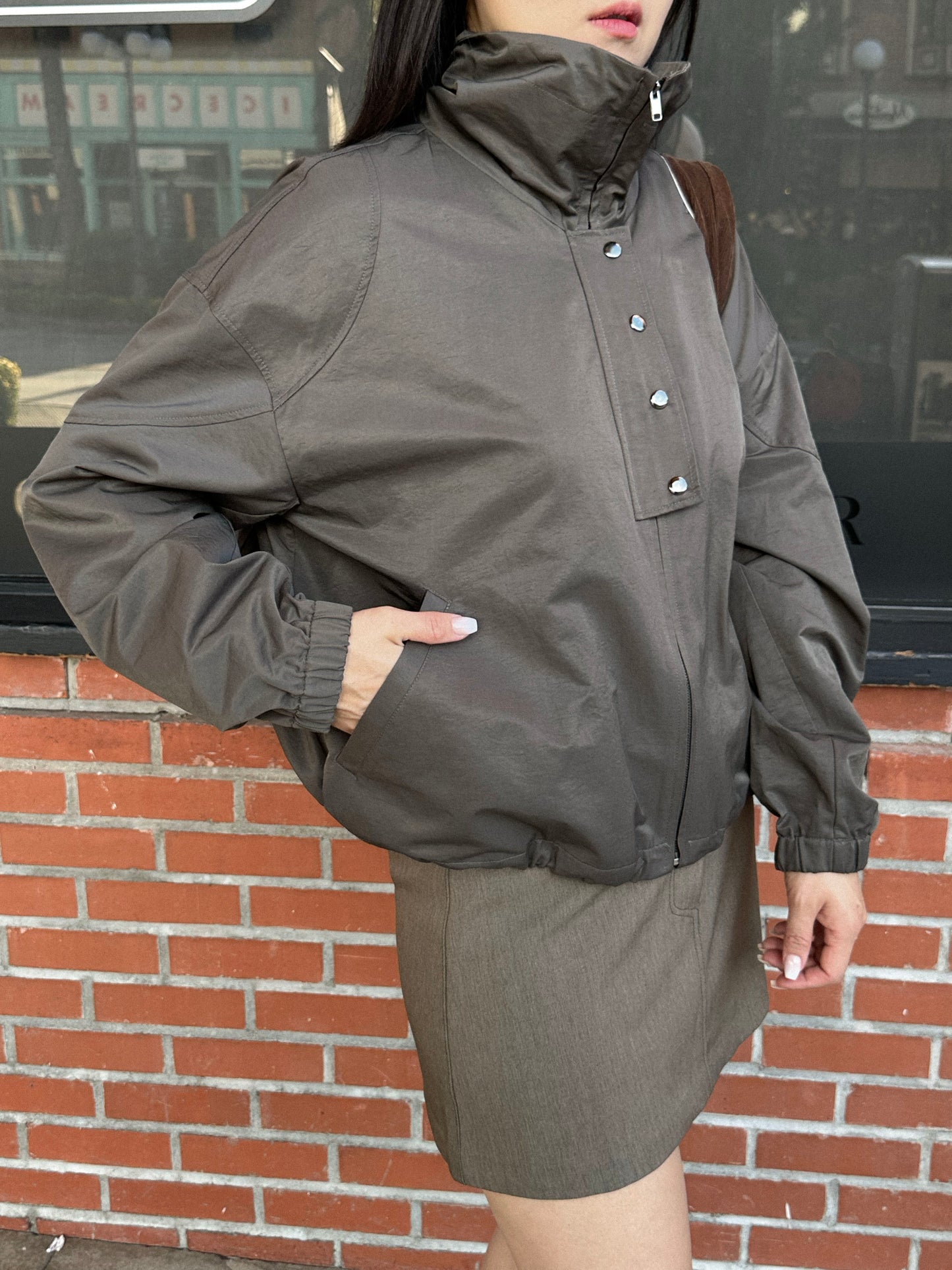 Utility Windbreaker Jacket