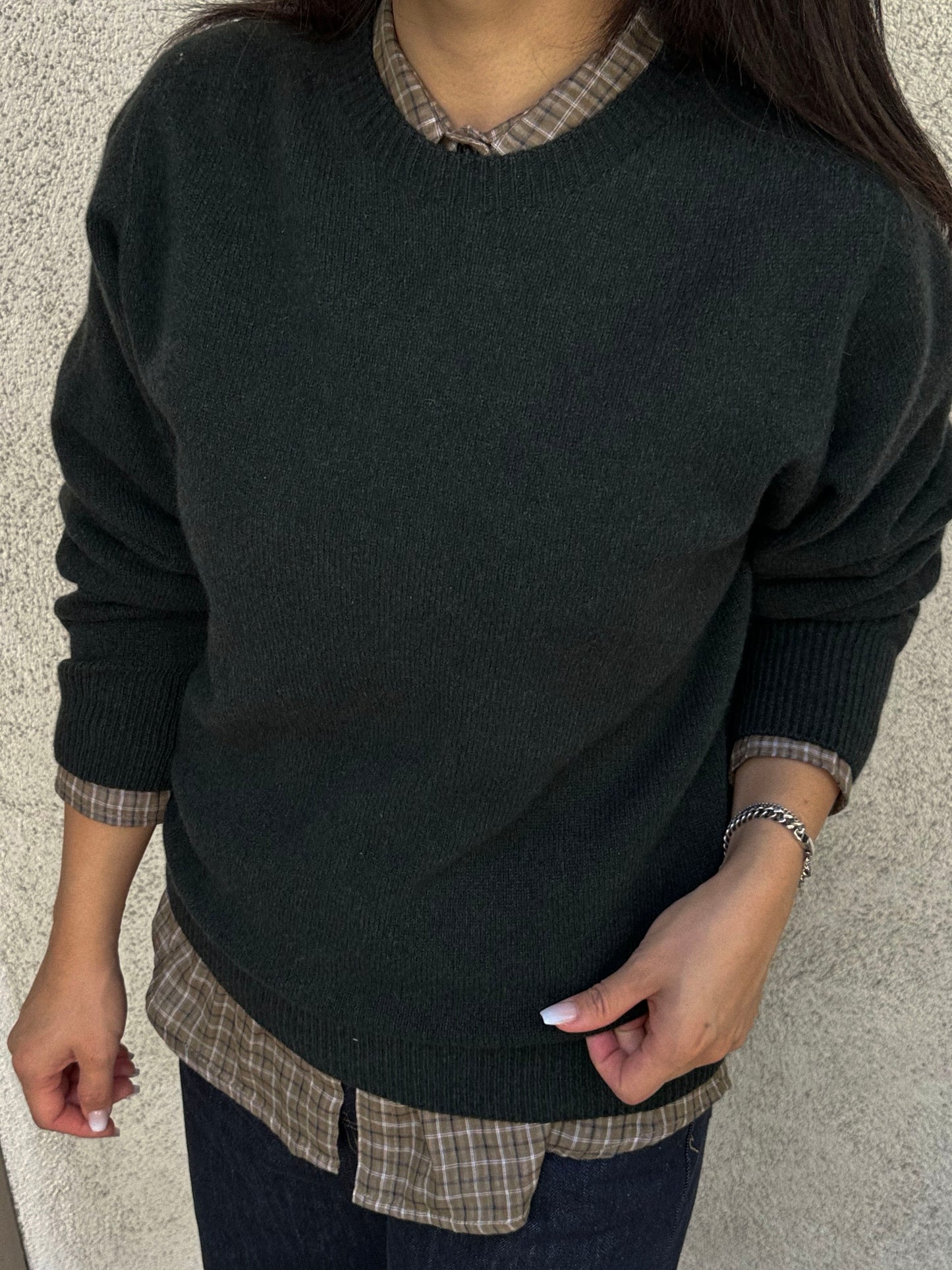 Cashmere Wool Blend Sweater