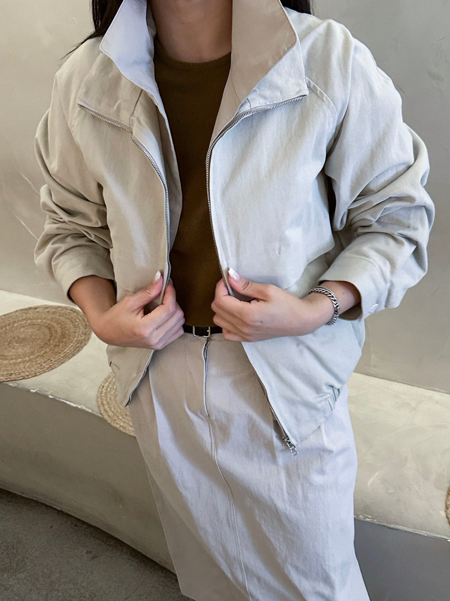 Dual-Zip Collar Jacket