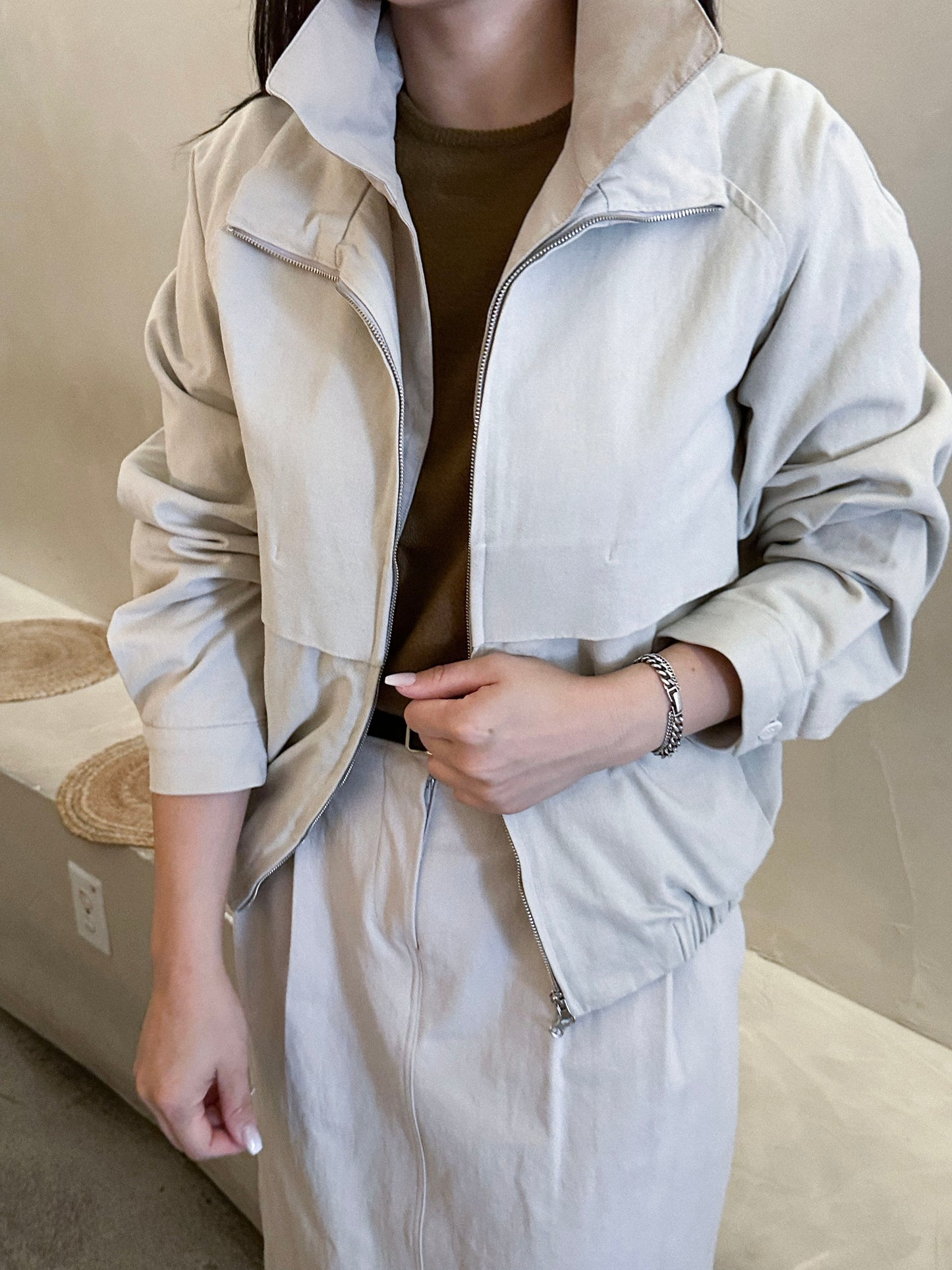 Dual-Zip Collar Jacket