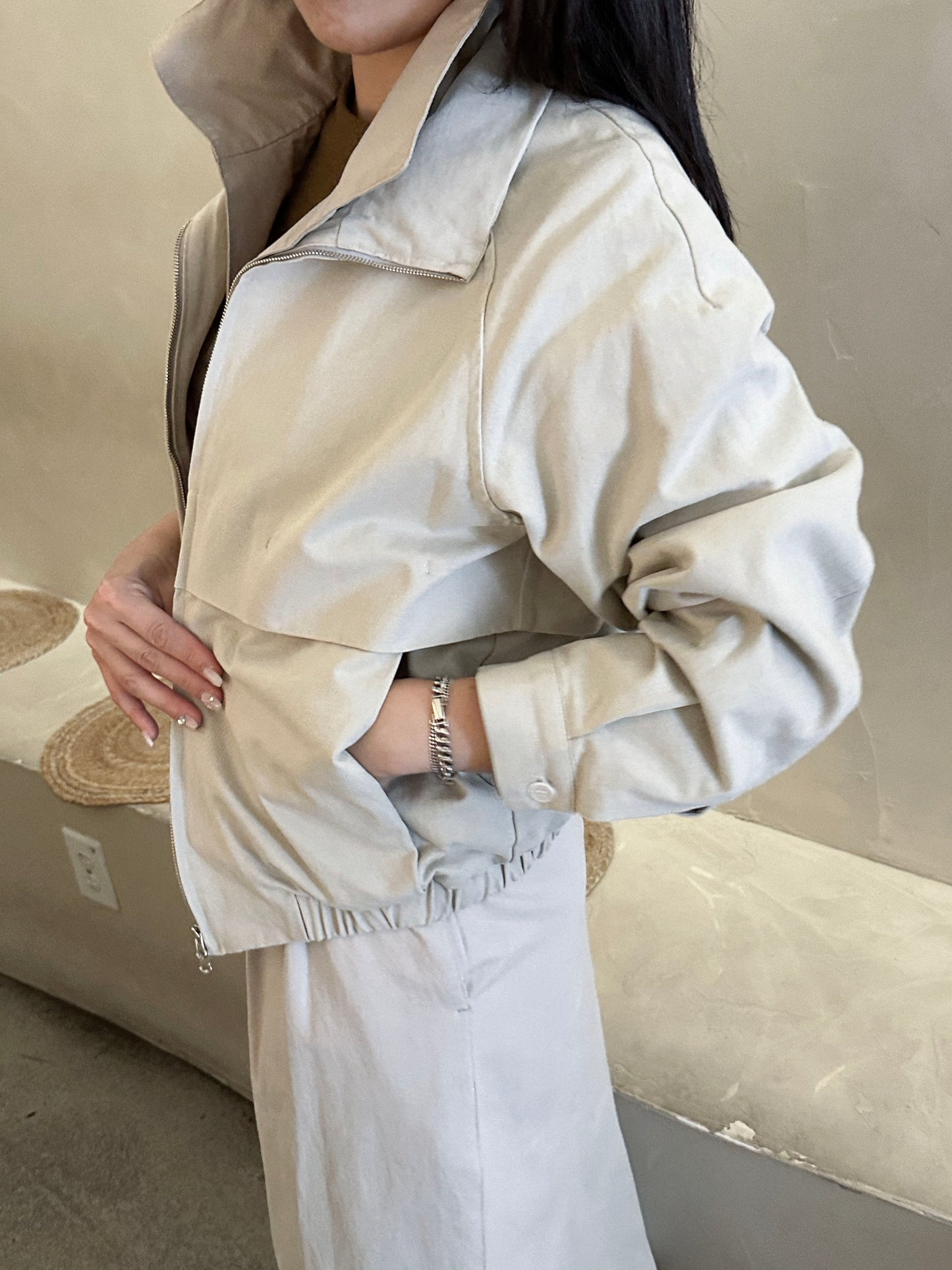 Dual-Zip Collar Jacket