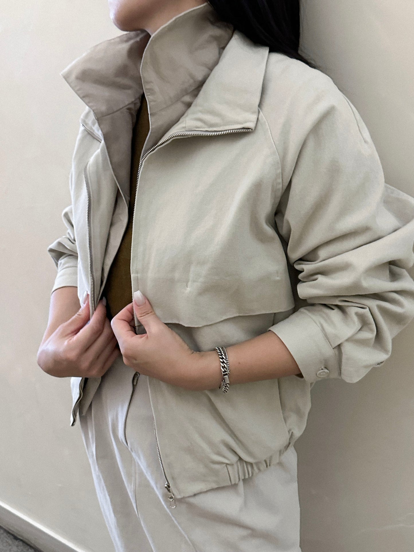 Dual-Zip Collar Jacket