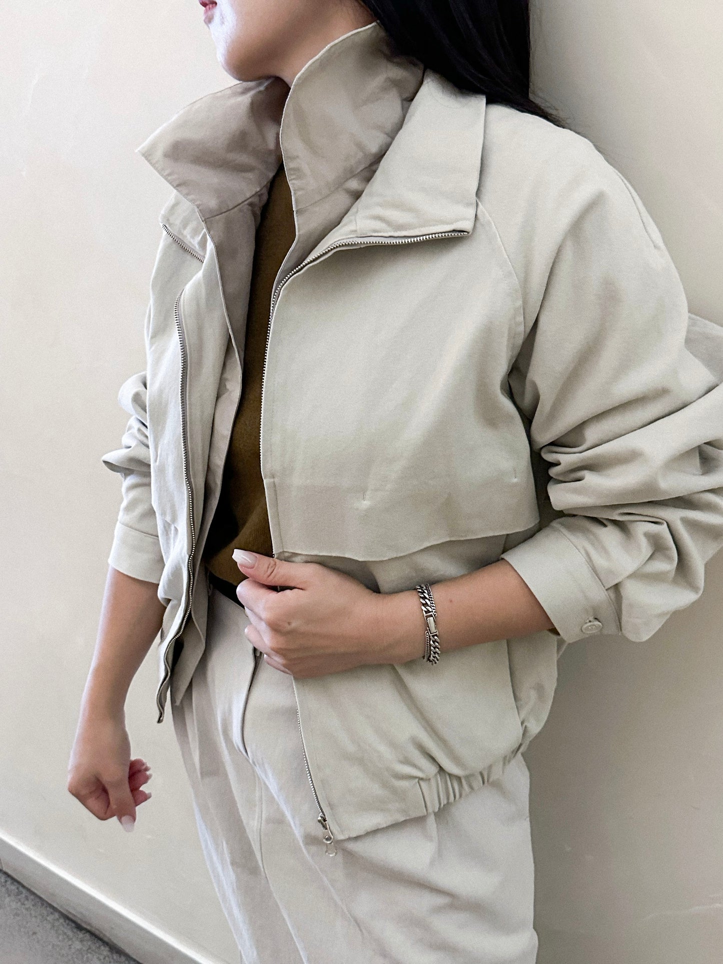 Dual-Zip Collar Jacket