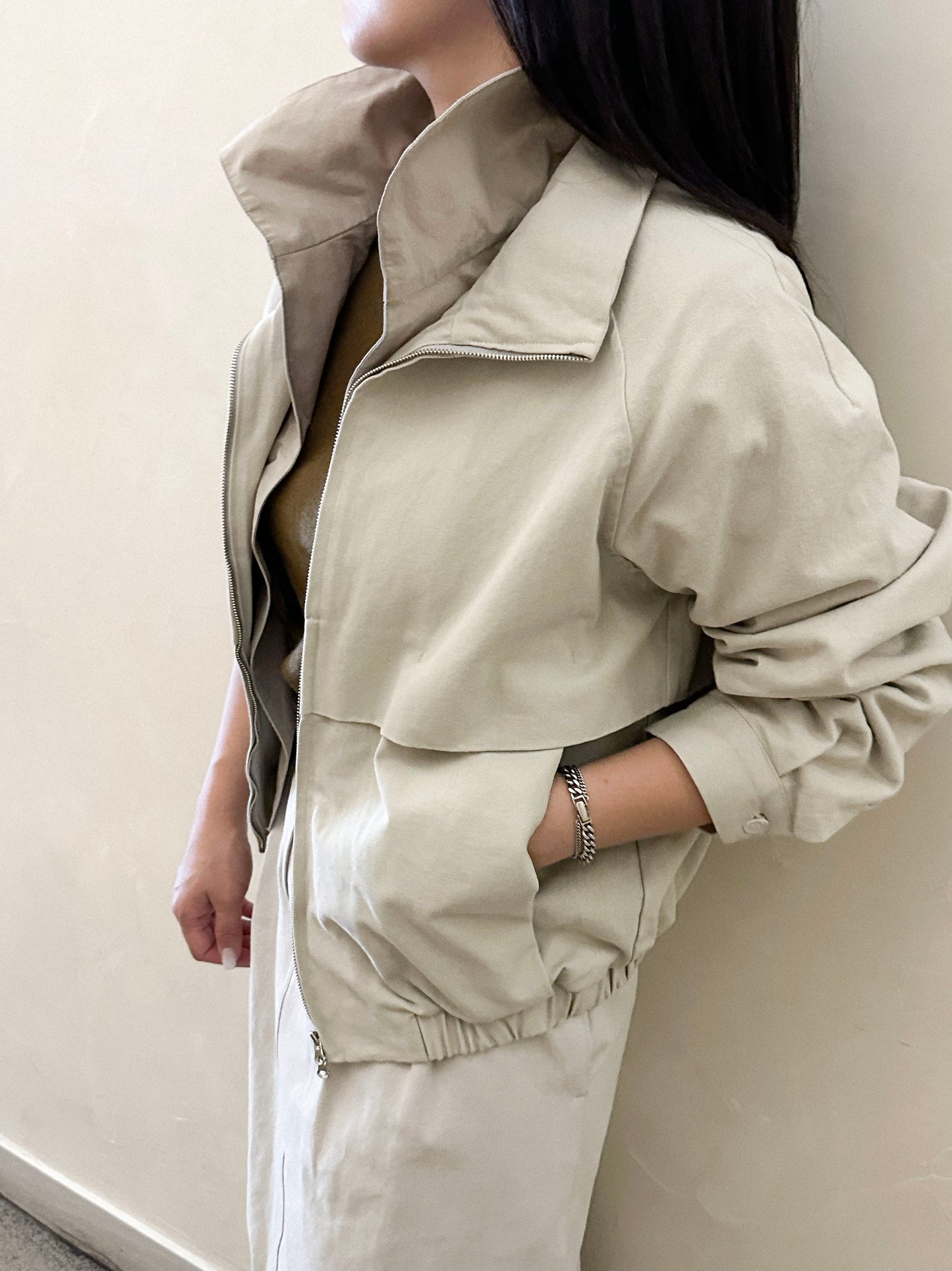Dual-Zip Collar Jacket