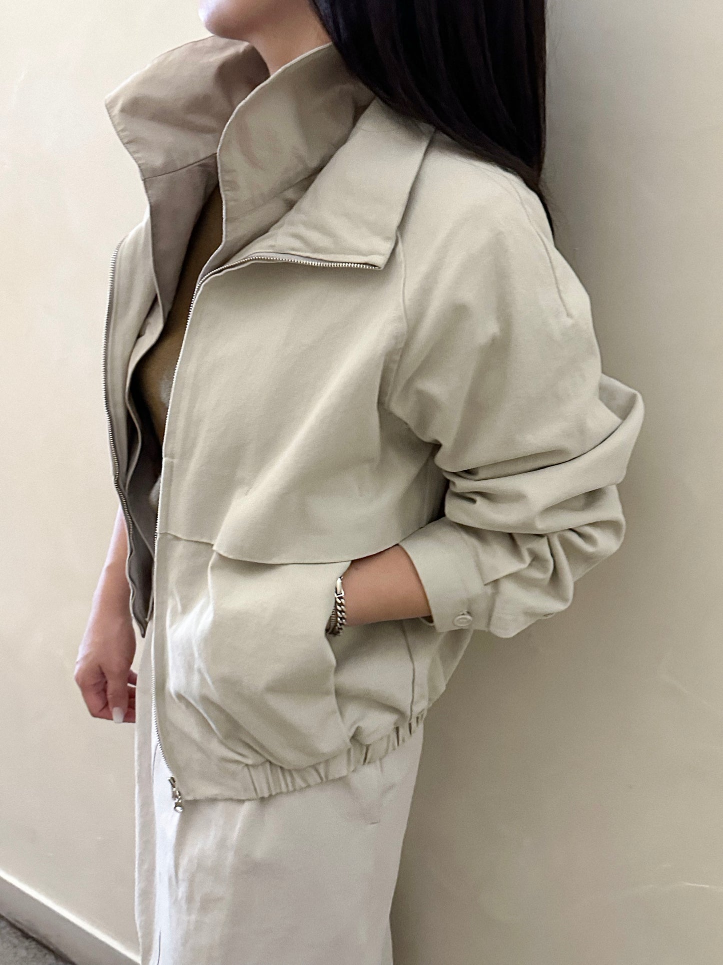 Dual-Zip Collar Jacket
