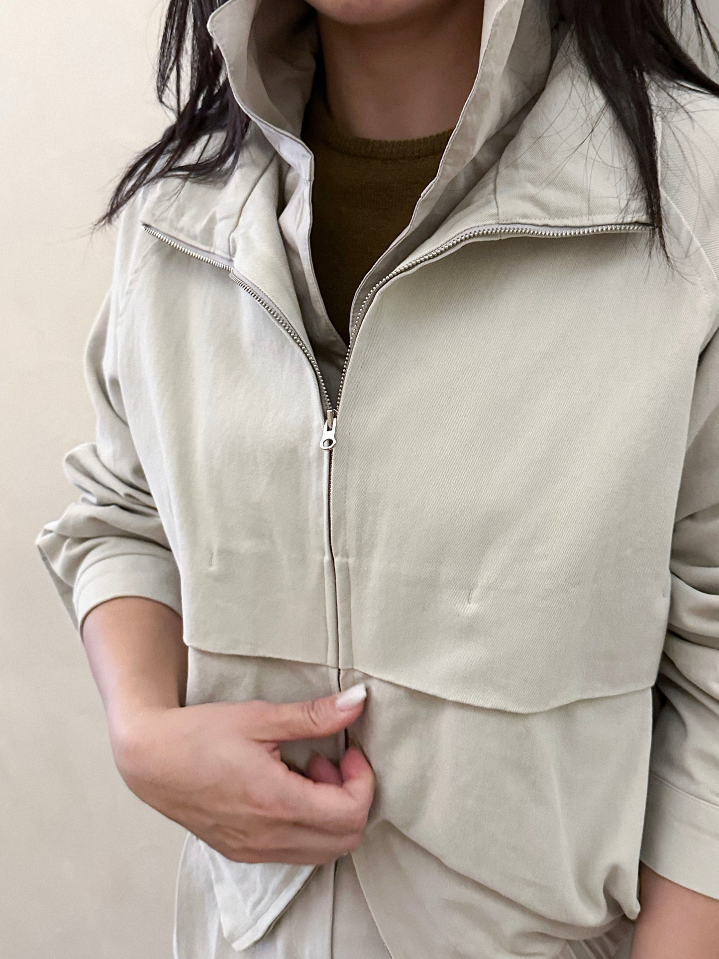 Dual-Zip Collar Jacket