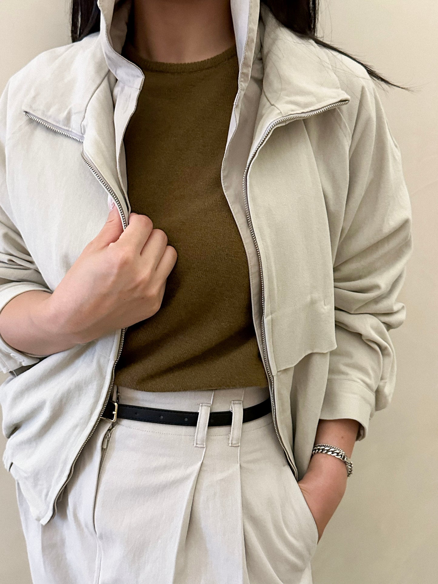 Dual-Zip Collar Jacket