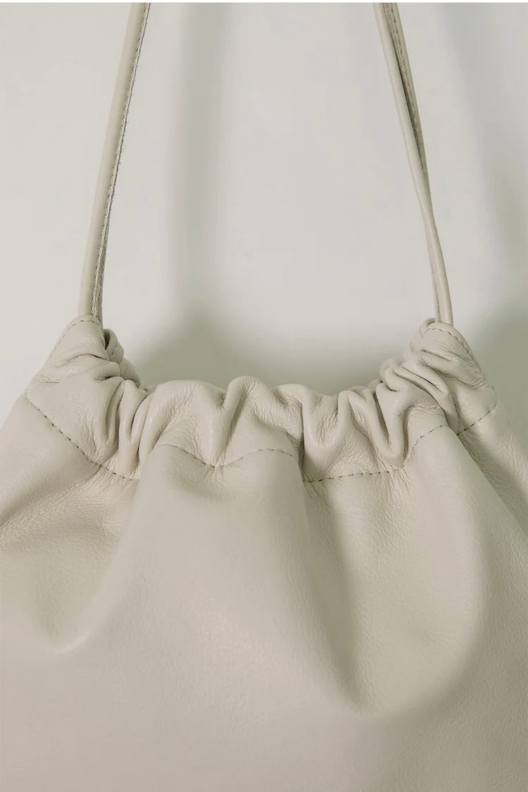 Classic Leather Bucket Bag