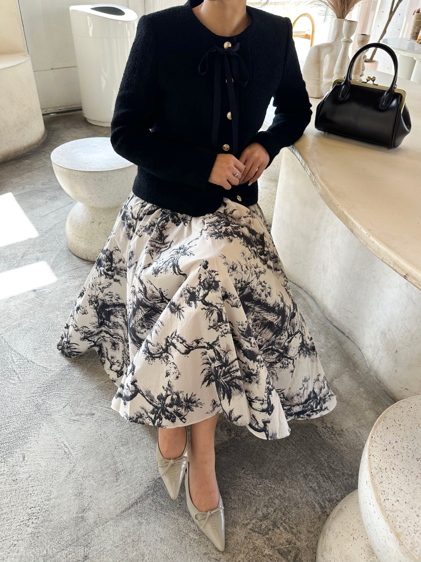 Parisian Toile Volume Skirt