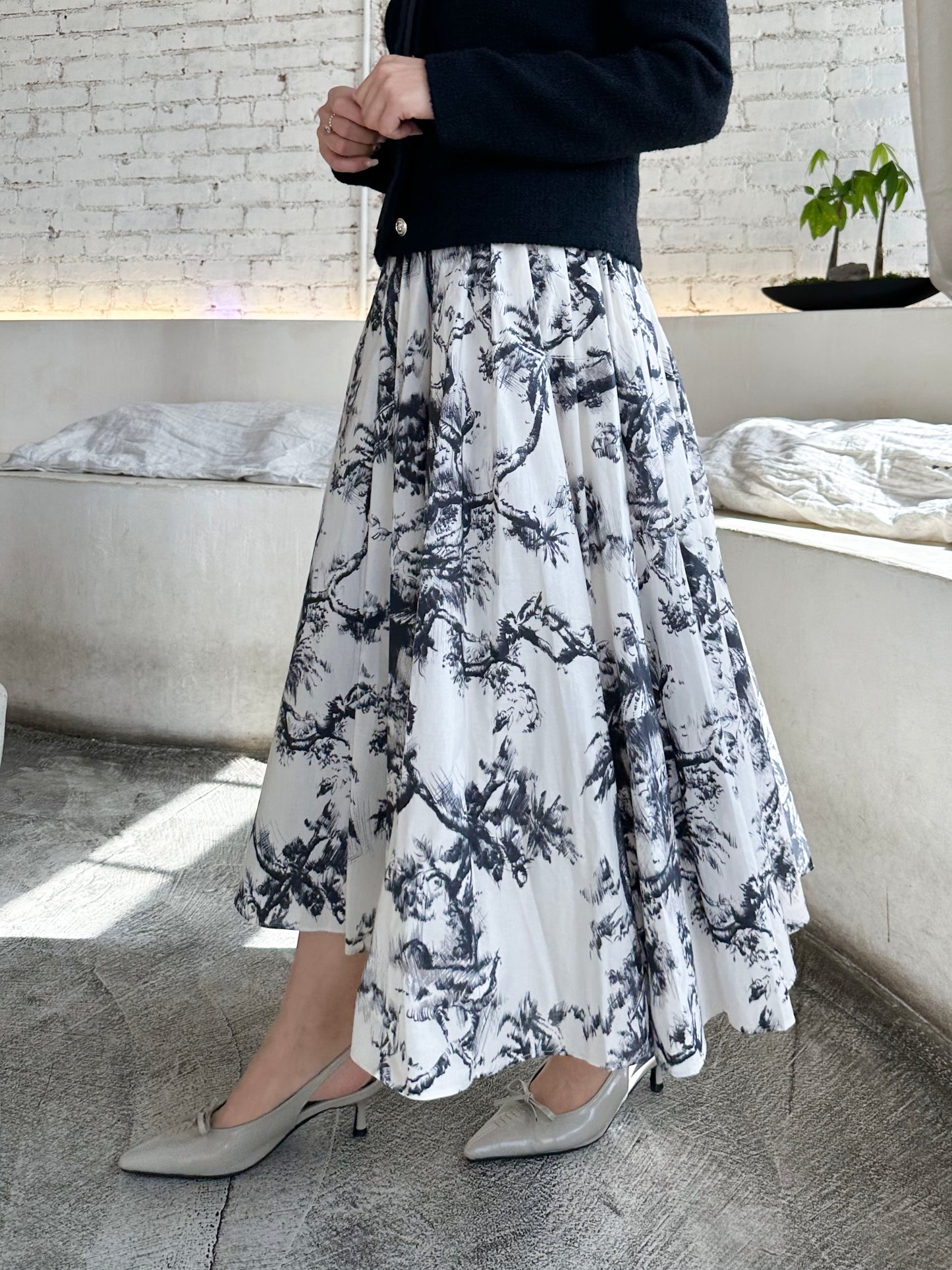 Parisian Toile Volume Skirt
