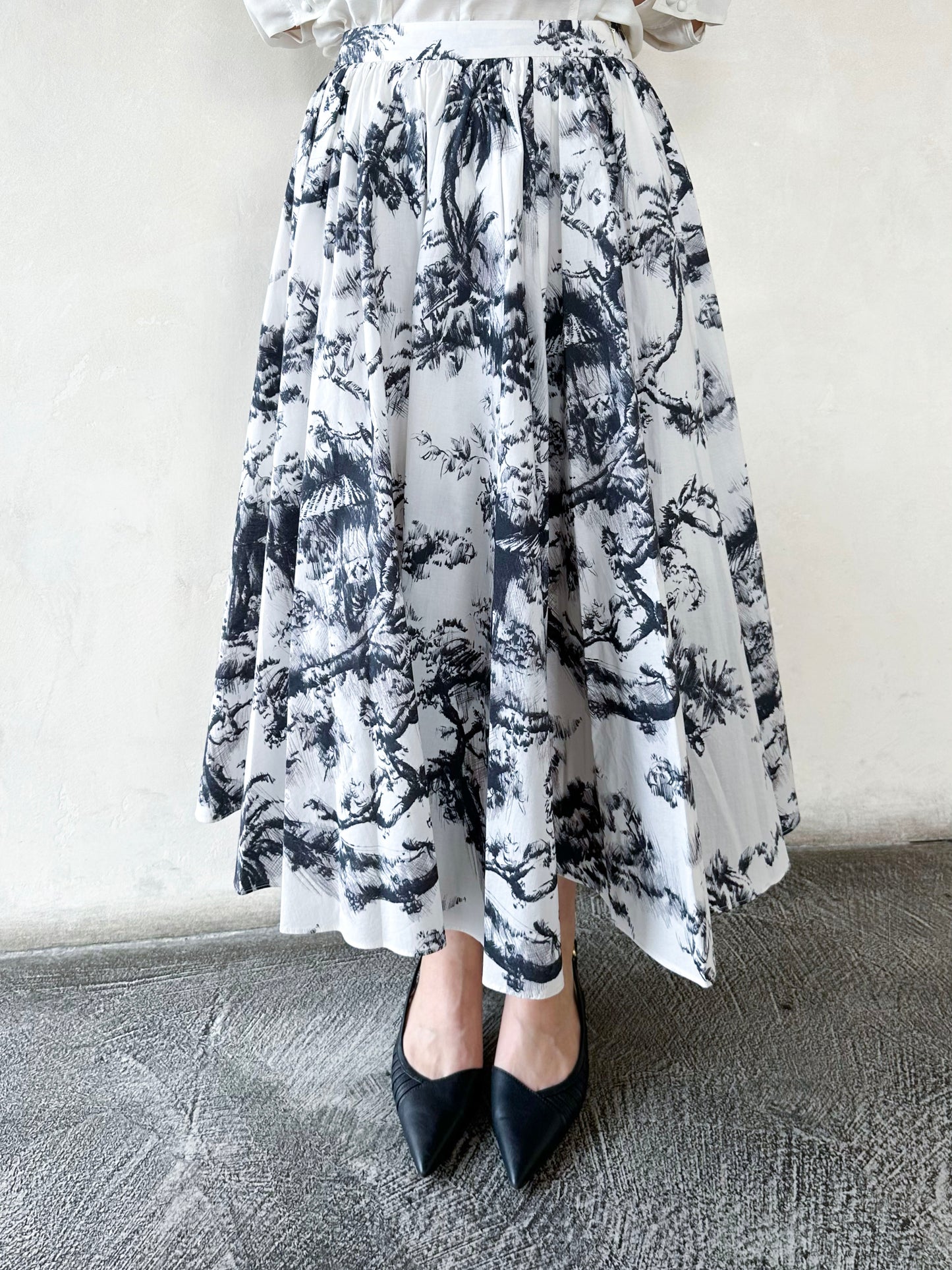Parisian Toile Volume Skirt