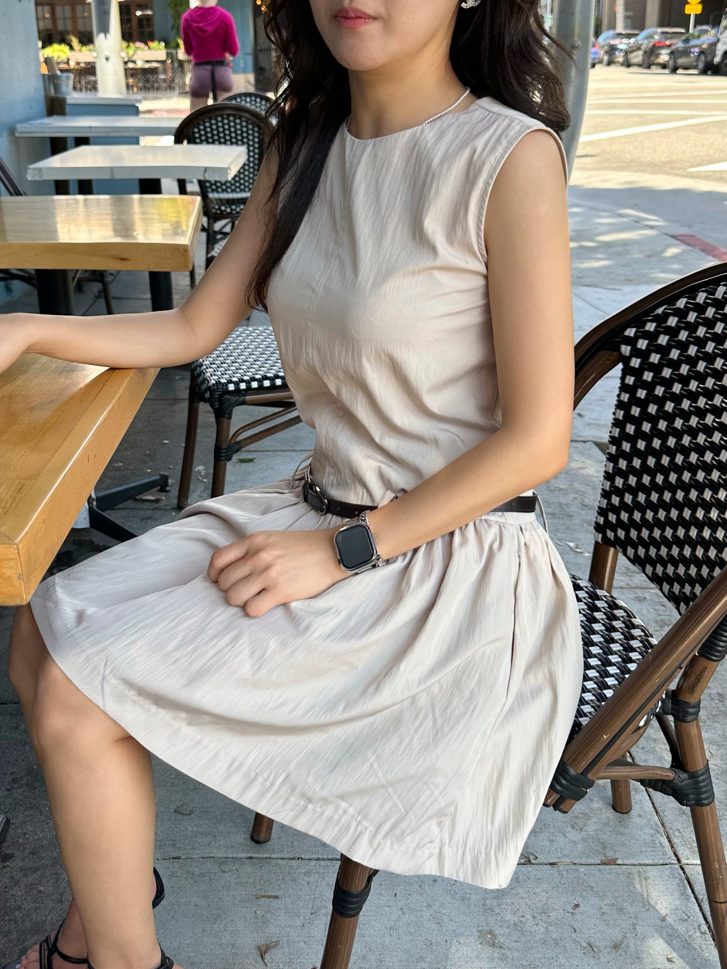 Everyday Luxe Belted Pocket Dress