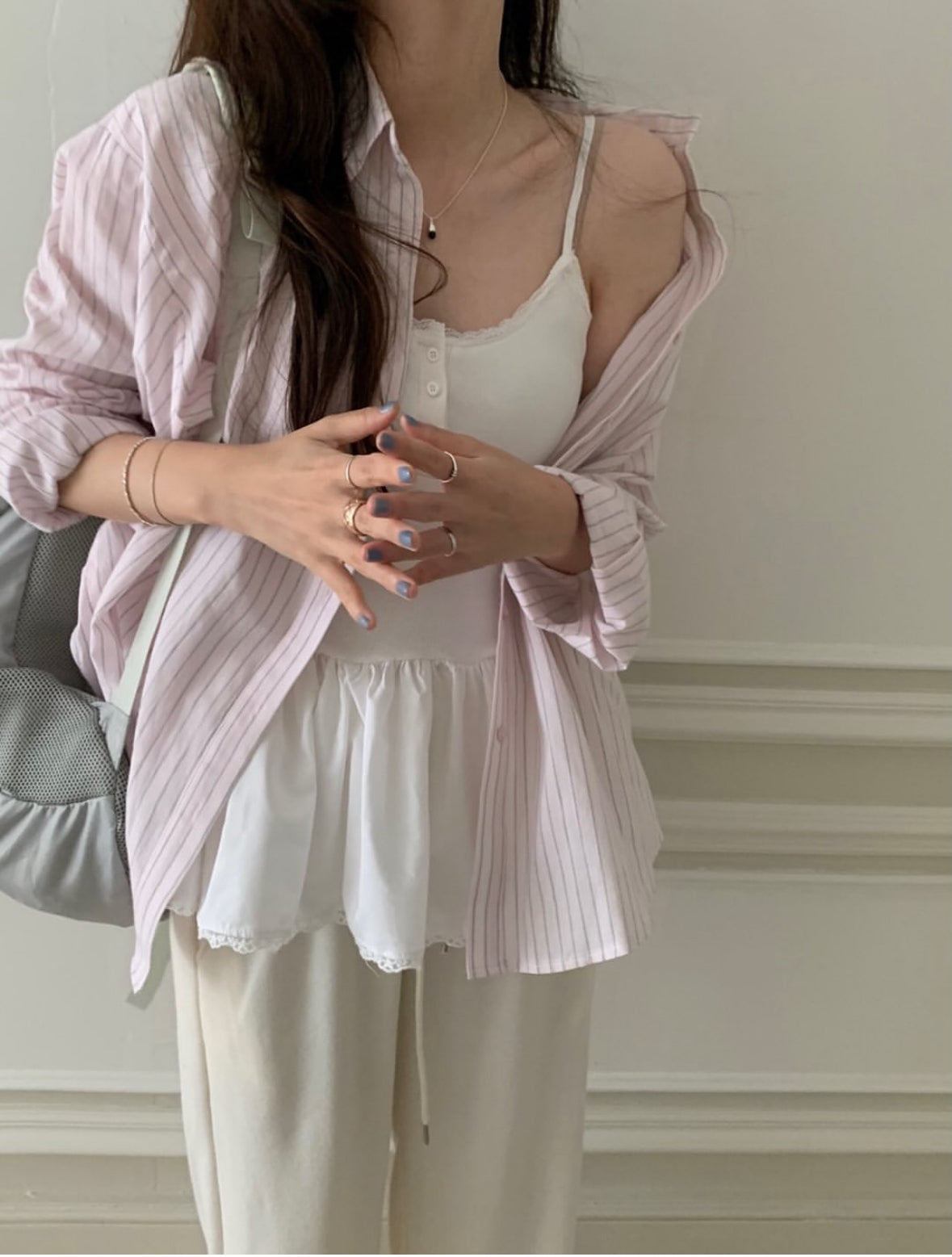 Frill Hem Layered Camisole