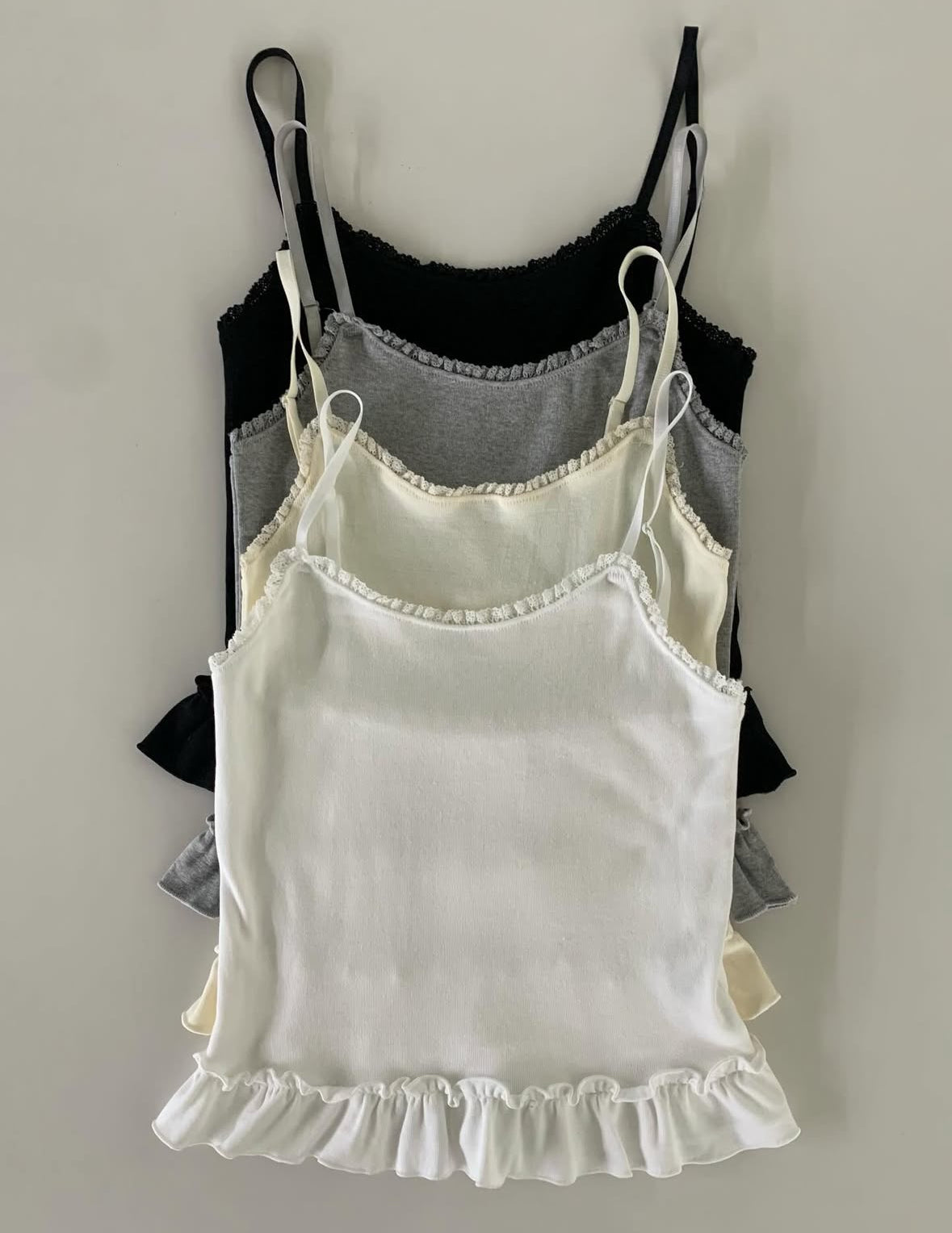Frill-Trim Soft Camisole