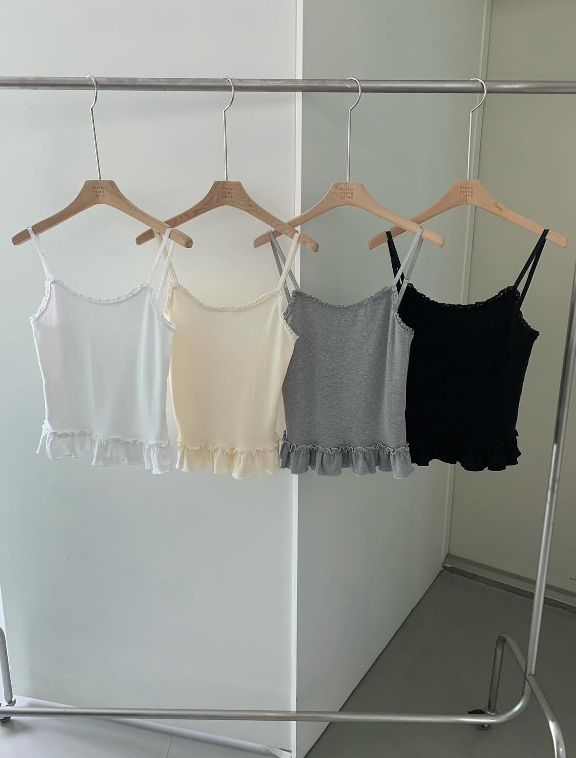 Frill-Trim Soft Camisole