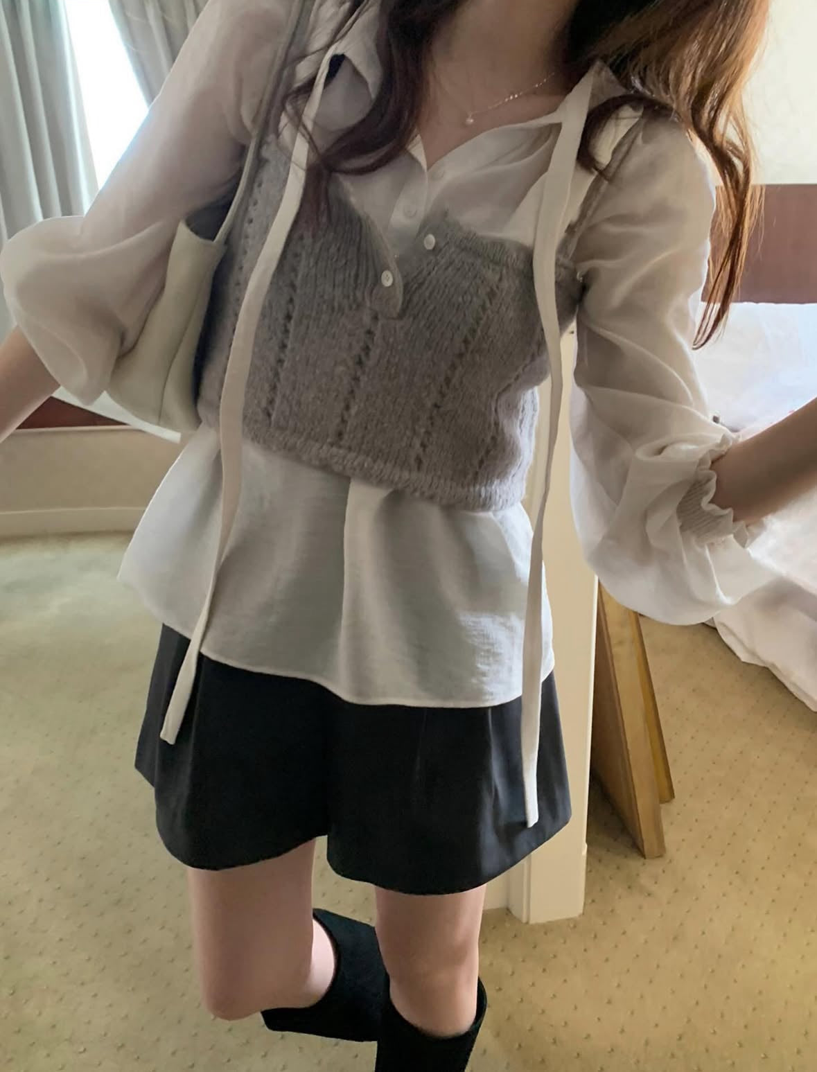 Pleated Tailored Shorts