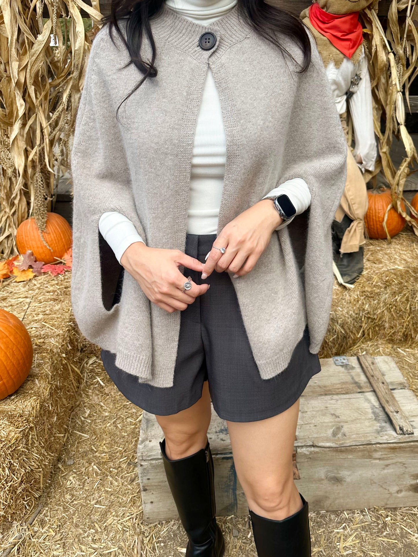 Premium Fox Wool Cape