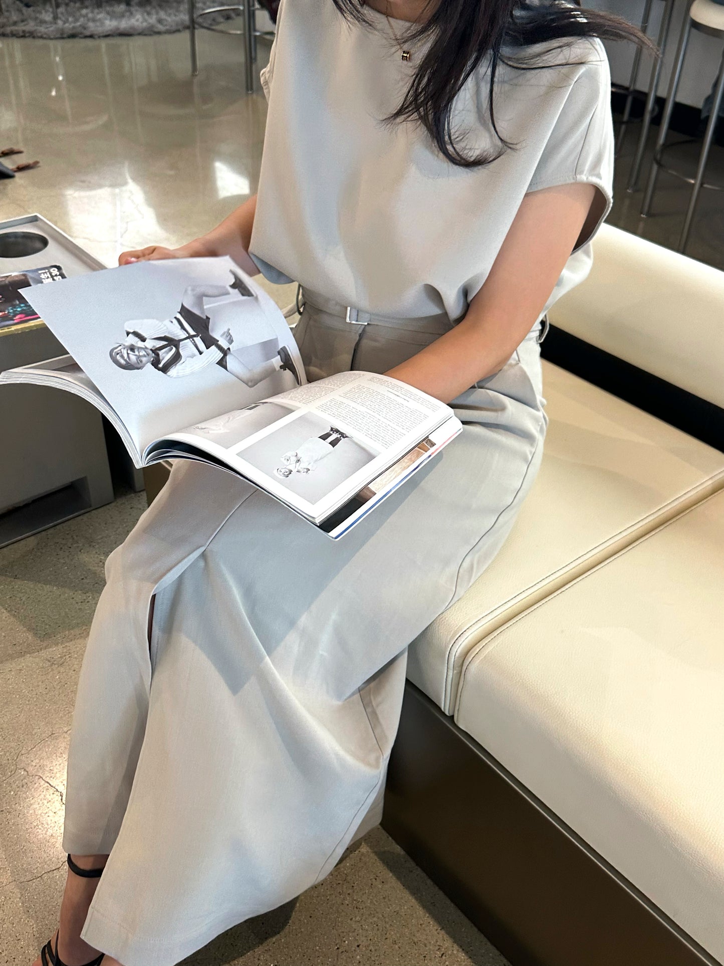 Tailored Belted Dress