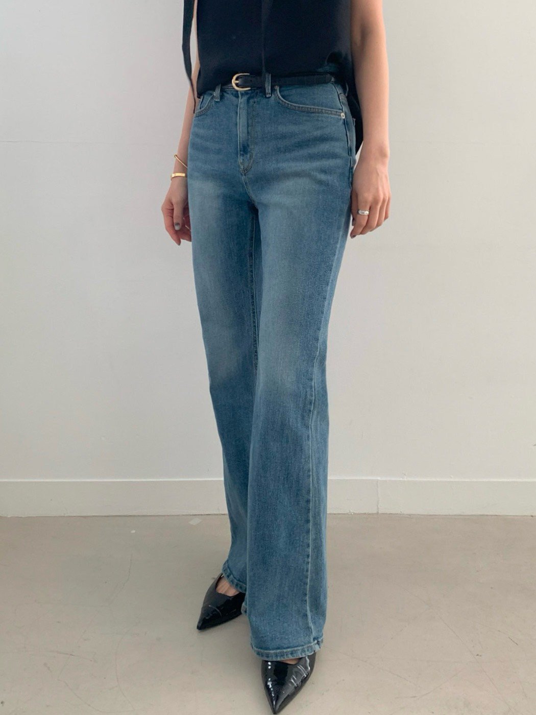 Premium Wash Straight Flare Denim