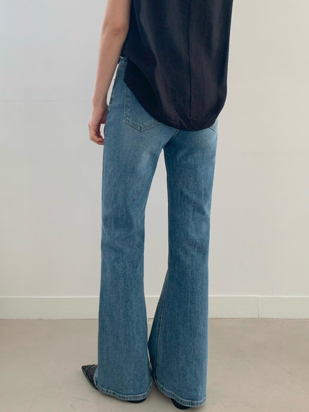 Premium Wash Straight Flare Denim