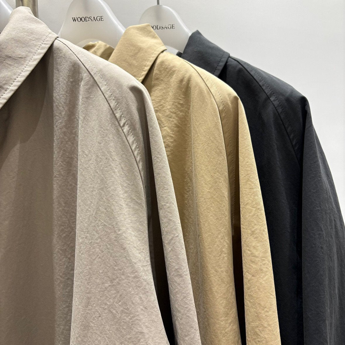 Minimal A-Line Trench Coat