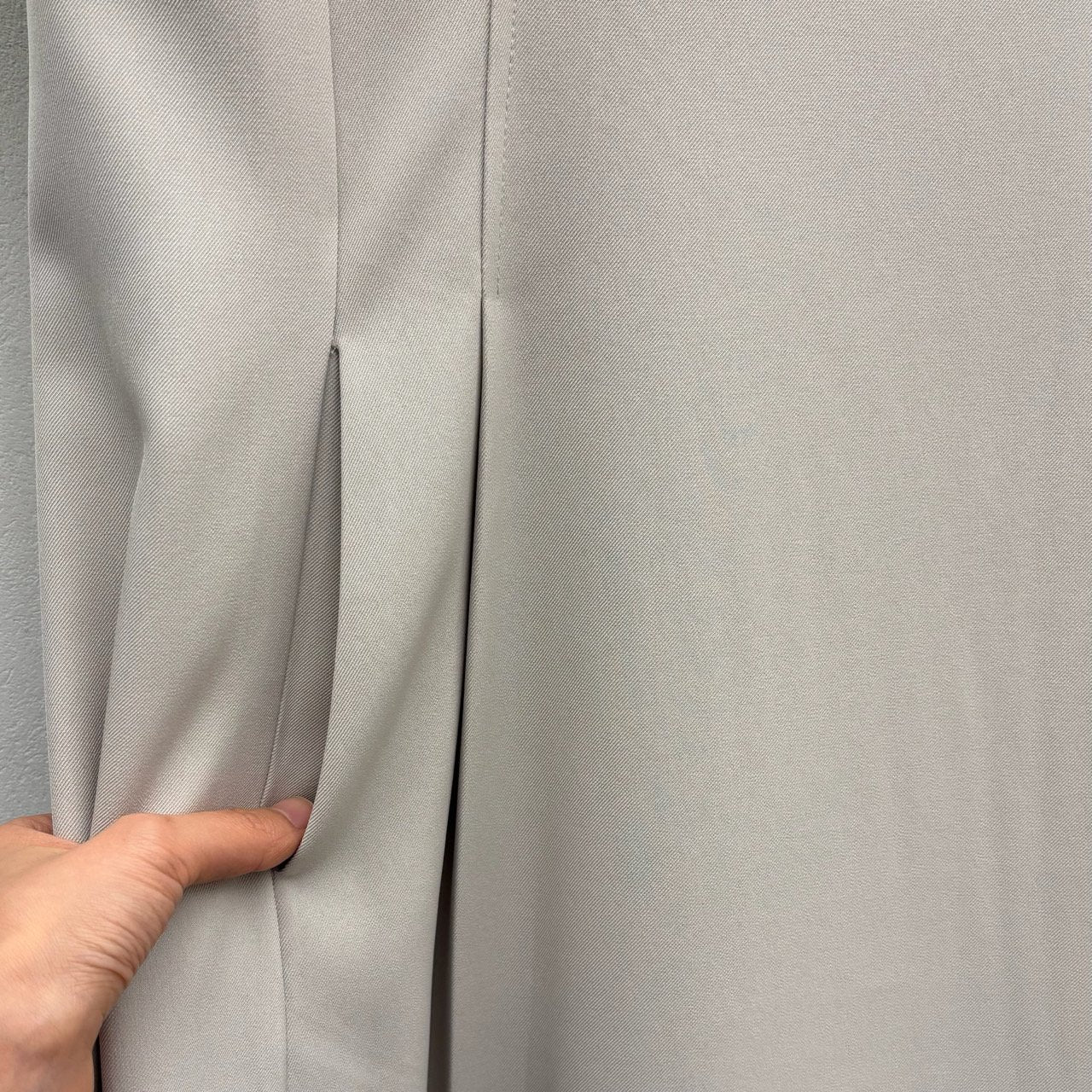 Minimal Belted Midi Dress