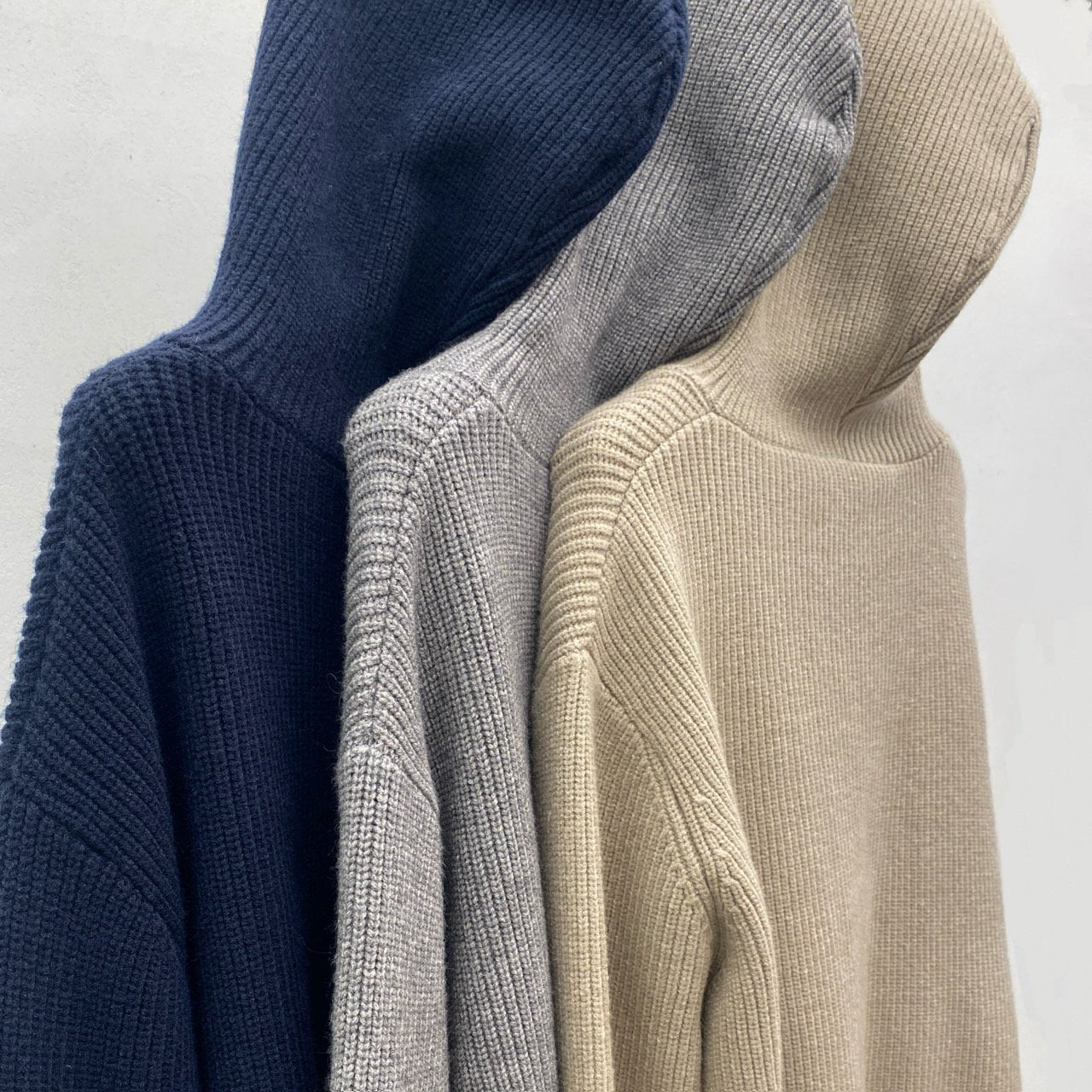 Pure Wool Cozy Rib Hoodie