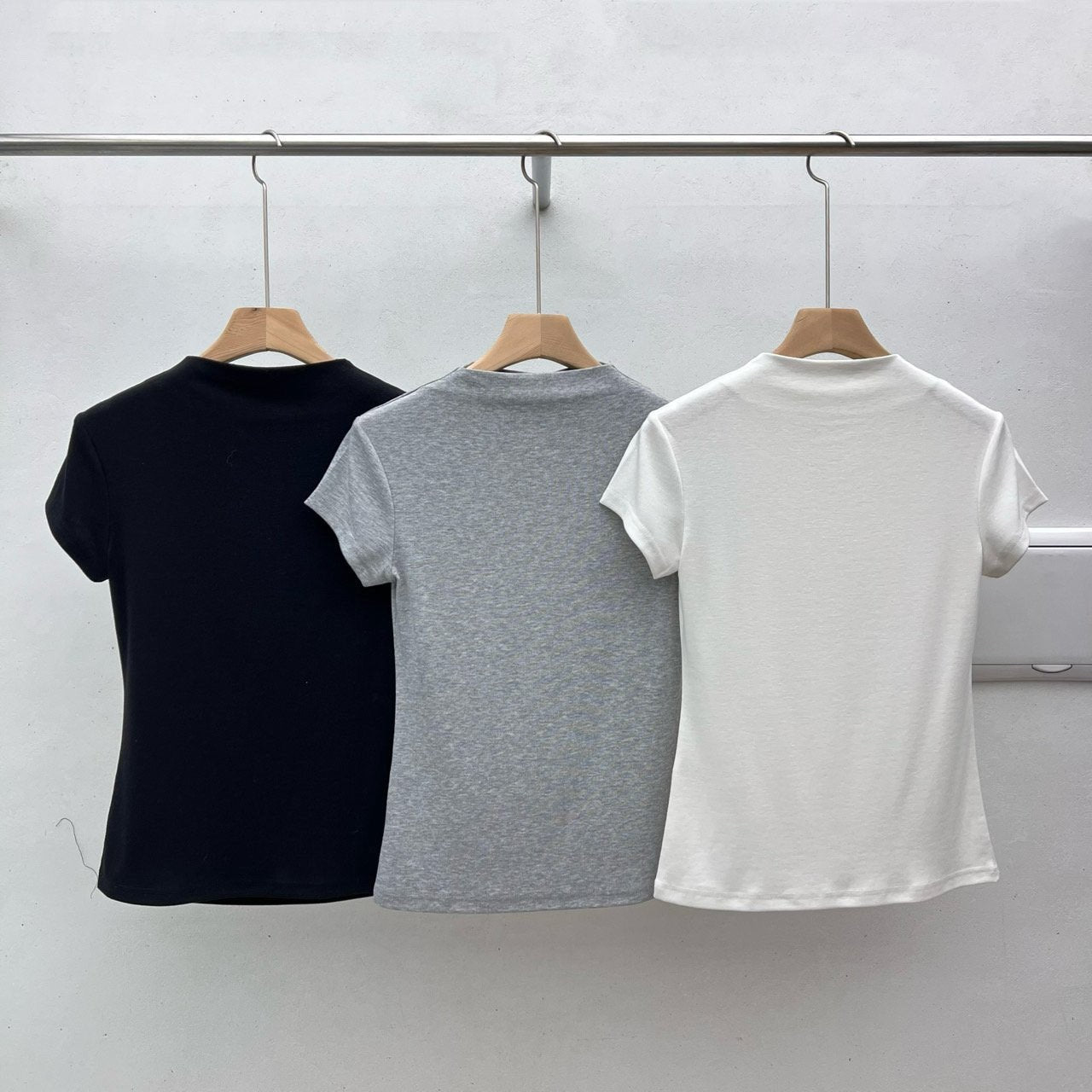 Asymmetry Soft Mock Tee