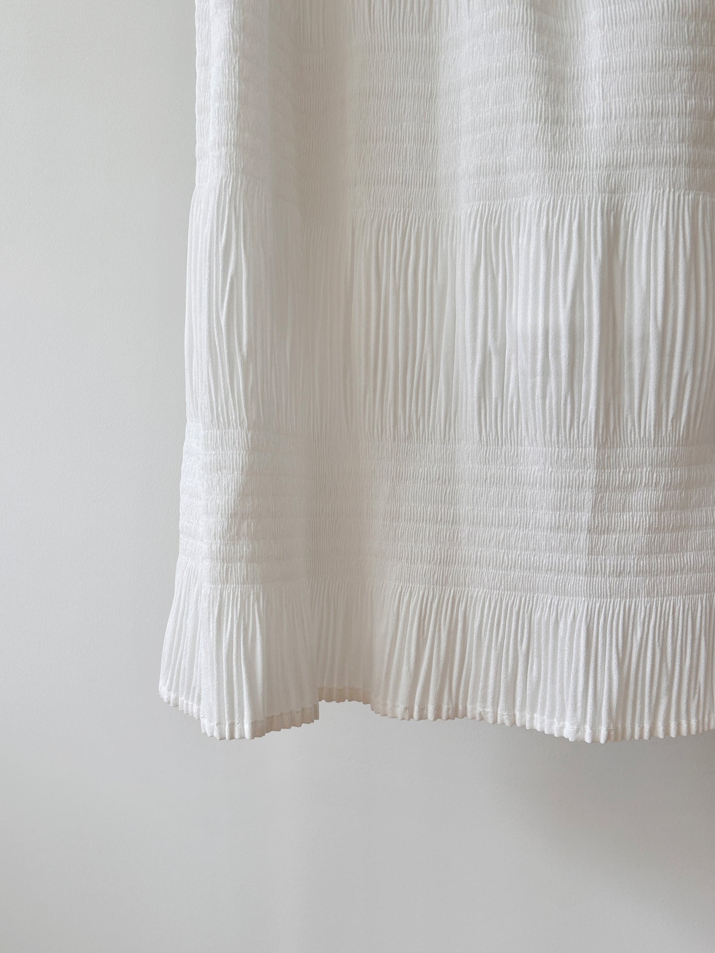 Pleated Texture Maxi Skirt