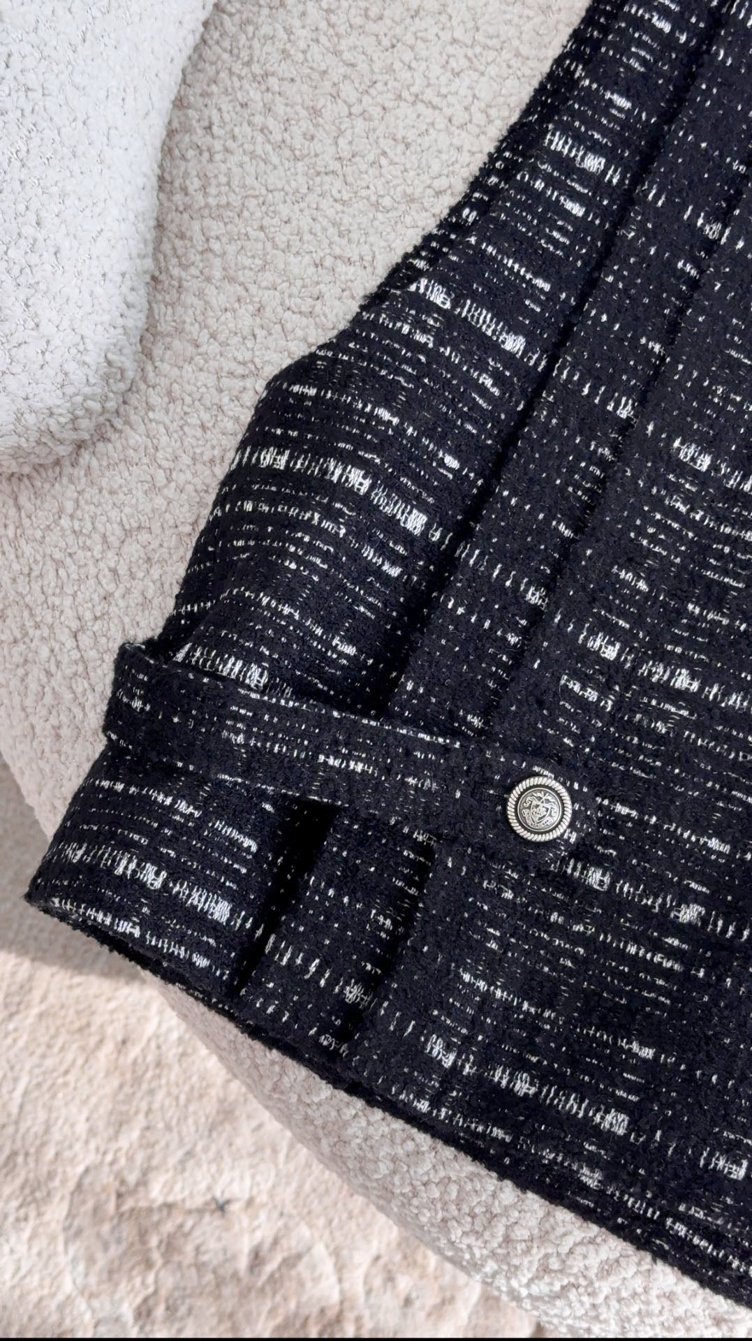 Classic Tweed Button Vest