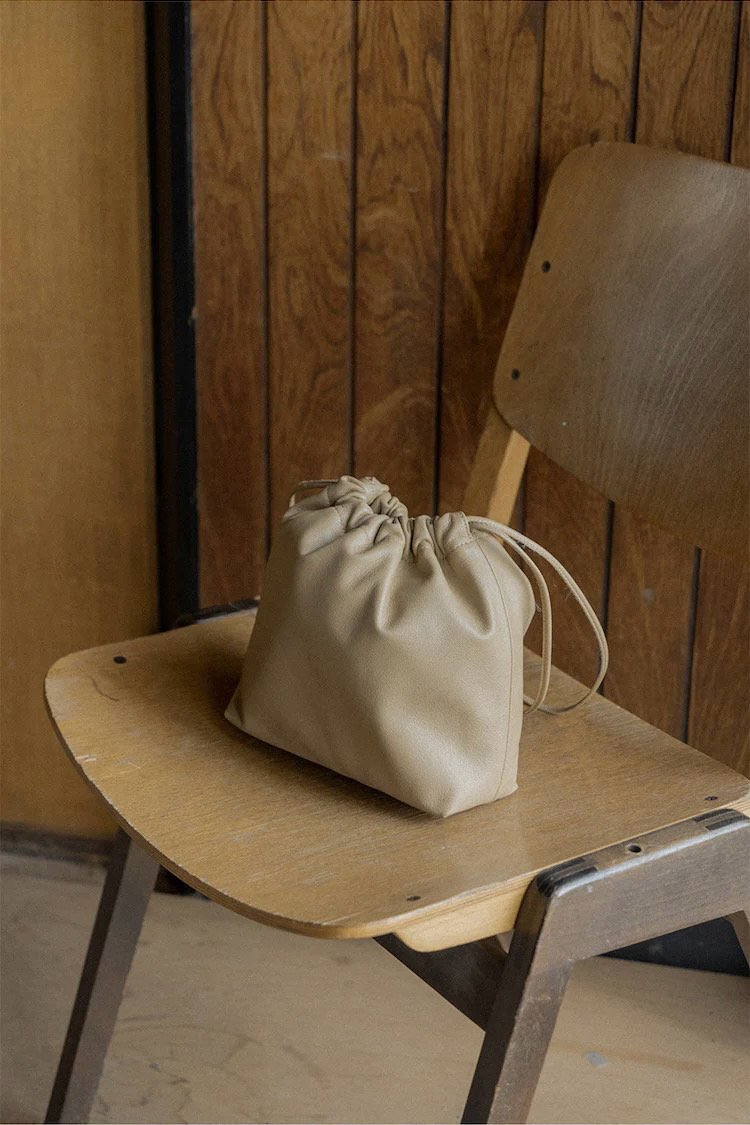 Classic Leather Bucket Bag