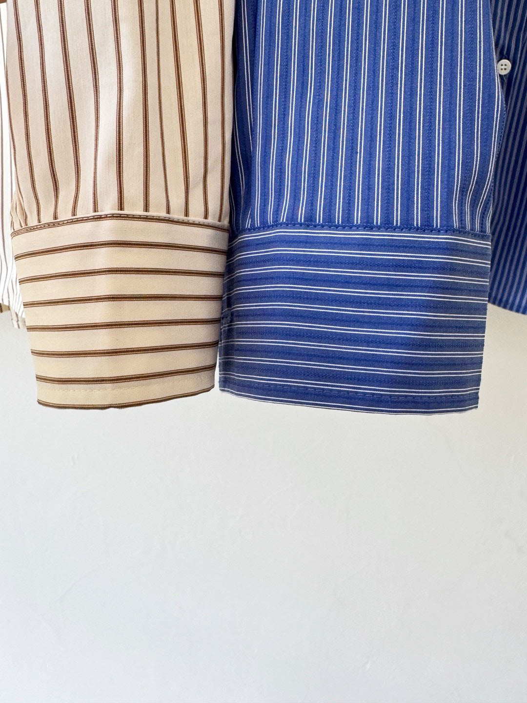 Wrinkle-Free Oversized Striped Shirt