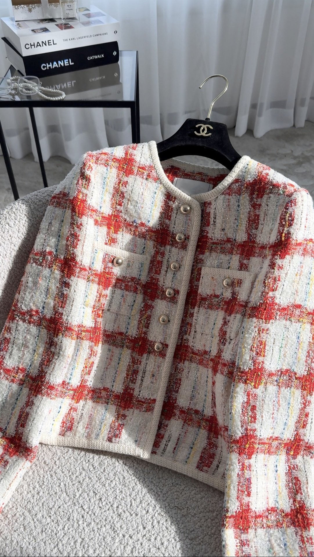 Pearl Button Tweed Jacket