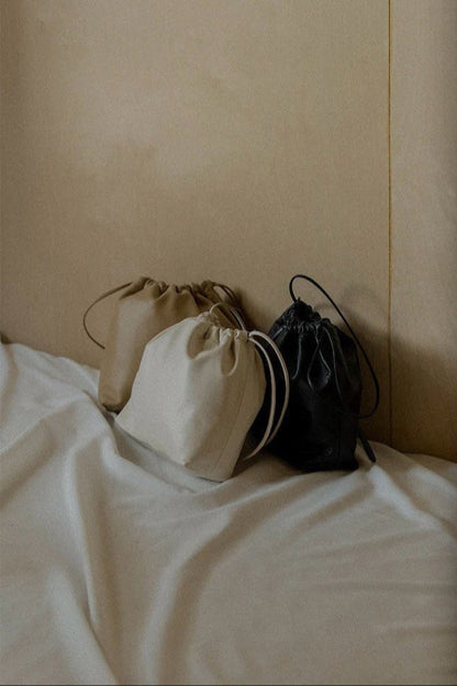 Classic Leather Bucket Bag