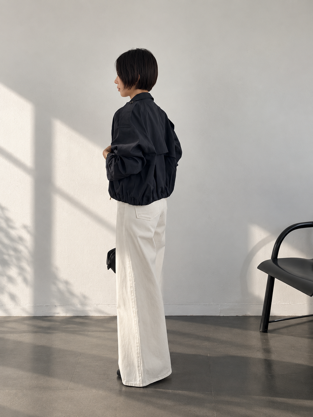 Balloon Blouson Jacket