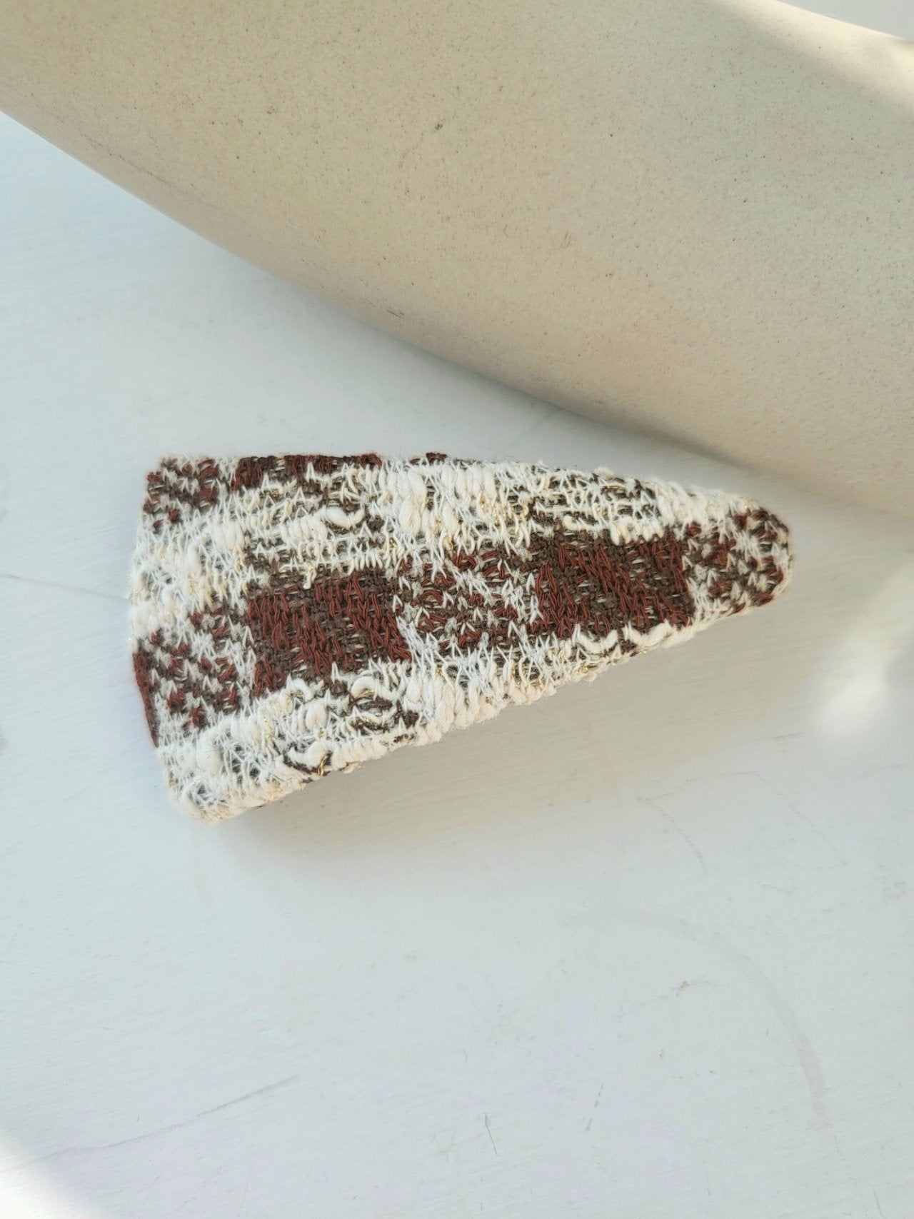 Handmade Tweed Hair Clip