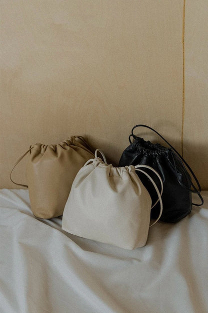 Classic Leather Bucket Bag