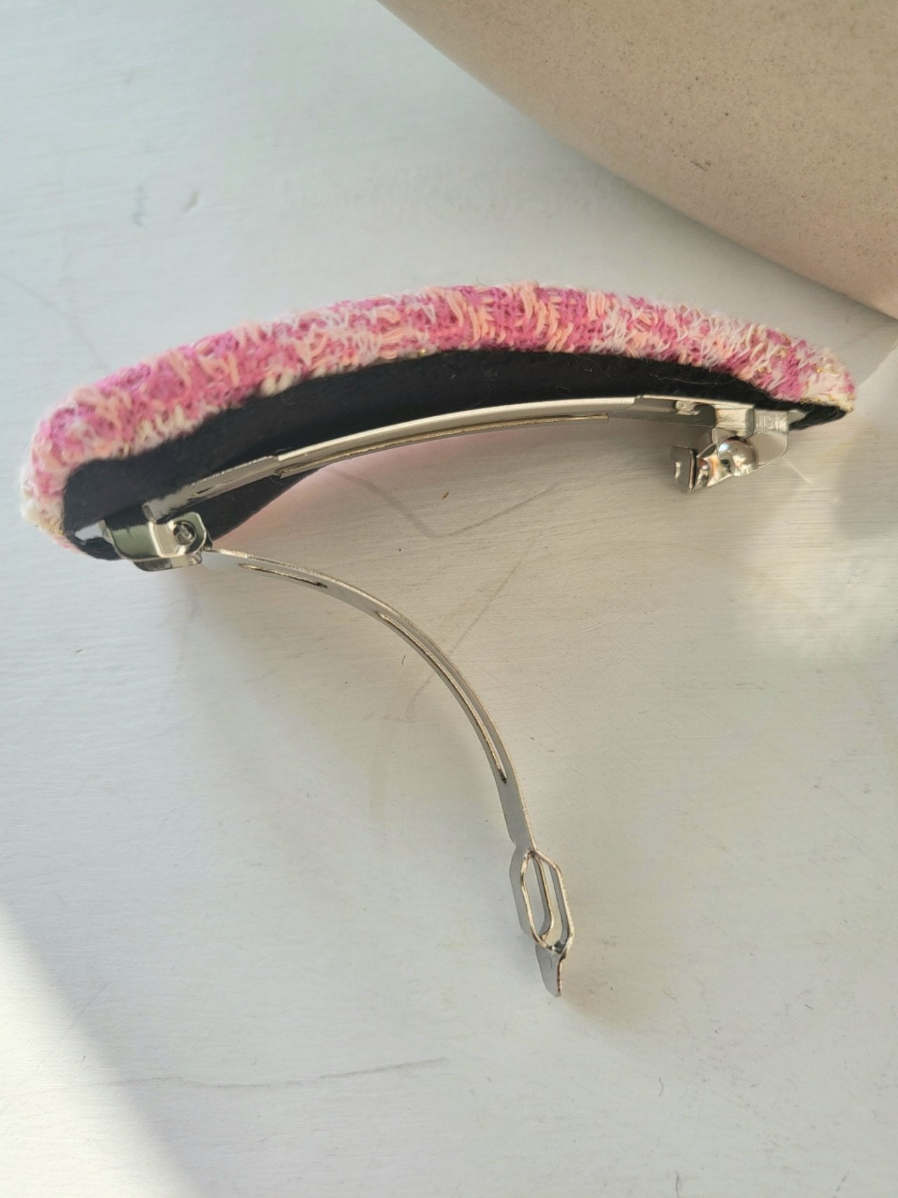 Handmade Tweed Hair Clip