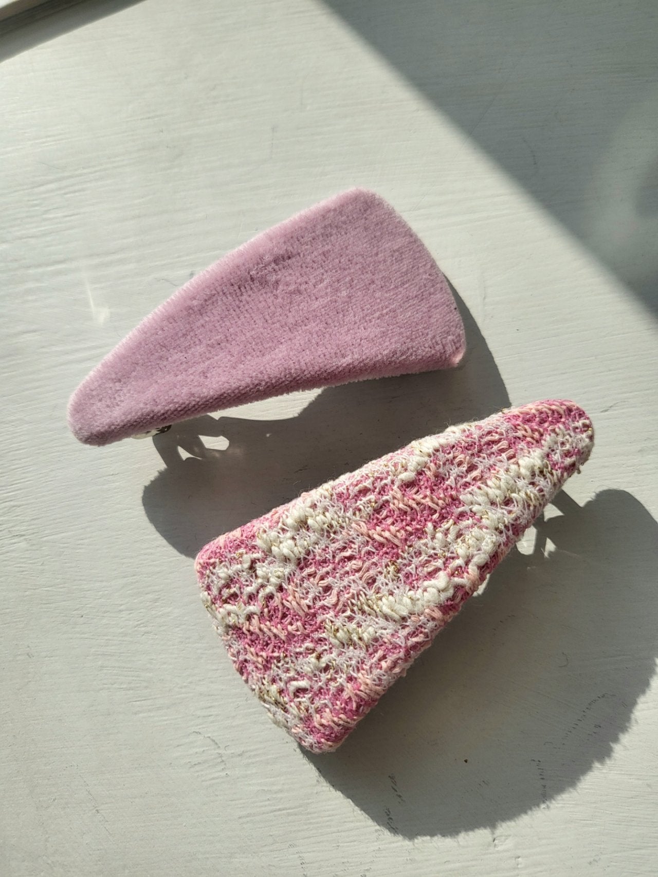 Handmade Tweed Hair Clip