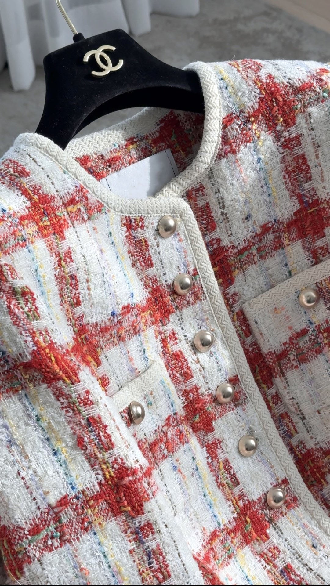 Pearl Button Tweed Jacket