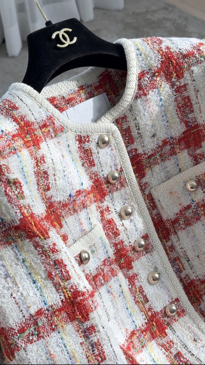 Pearl Button Tweed Jacket